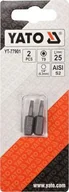 Bity - YATO KOŃCÓWKA 1/4"x25mm TORX T 9 /2szt. - miniaturka - grafika 1