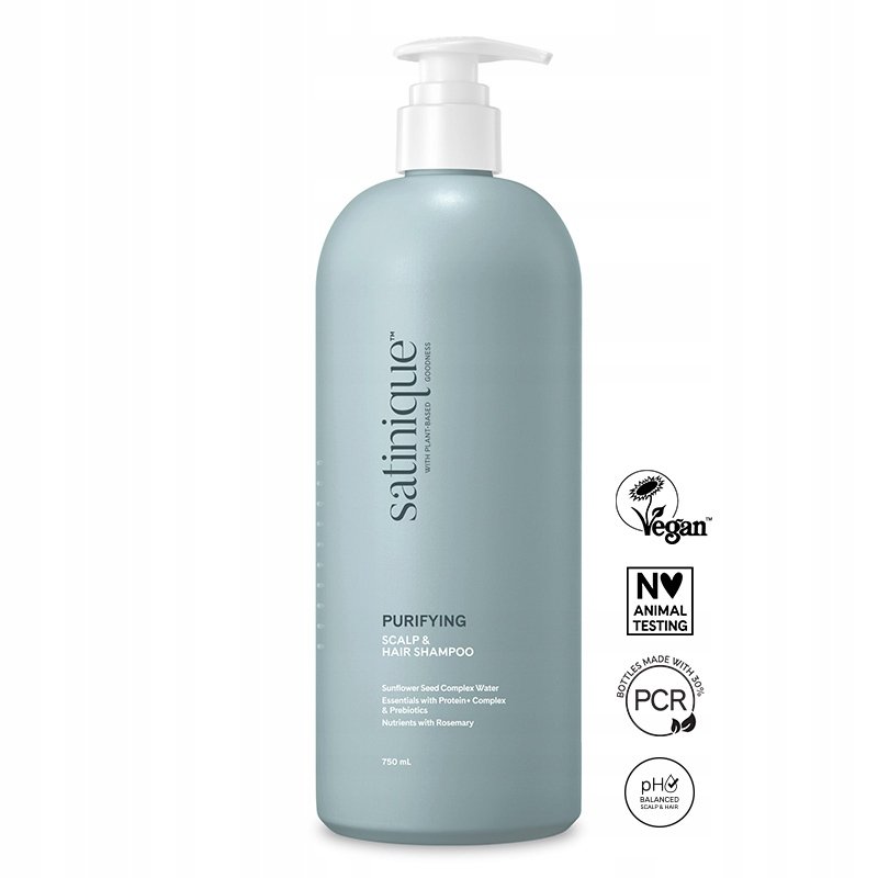 Amway Oczyszczający szampon do włosów i skóry głowy 750 ml Satinique