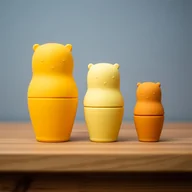 Zabawki interaktywne dla dzieci - Zabawka edukacyjna dla niemowląt Niedźwiedzie w gnieździe Bigjigs Toys - miniaturka - grafika 1