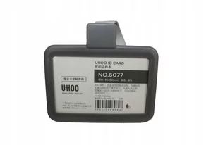 Etui Holder Na Kartę Smycz 85X54 Rfid 70X110 Gray - Identyfikatory - miniaturka - grafika 1