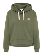 Bluzy damskie - felpa donna lee 112341542 ess hdd olive grive - miniaturka - grafika 1