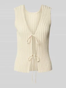 Top o kroju regular fit z mieszanki bawełny model ‘JOYLYNN’ - Koszulki i topy damskie - miniaturka - grafika 1