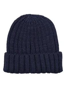Becksöndergaard Czapka-beanie "Walmer" w kolorze granatowym - Czapki damskie - miniaturka - grafika 1