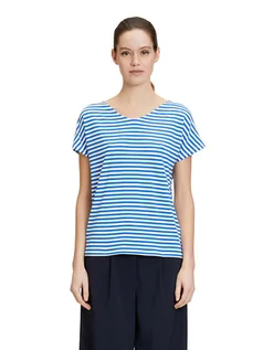 Koszulki i topy damskie - Betty Barclay Koszulka w kolorze błękitno-białym - grafika 1