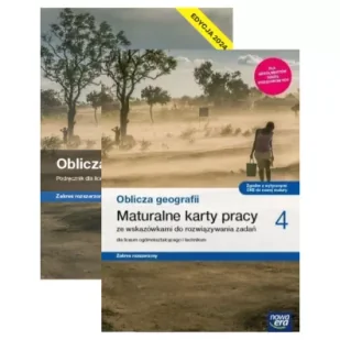Pakiet Oblicza geografii 4. Podręcznik i maturalne karty pracy dla liceum ogólnokształcącego i technikum. Zakres rozszerzony. Szkoły ponadpodstawowe. Edycja 2024 - Podręczniki do technikum - miniaturka - grafika 1
