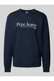 Bluza z nadrukiem z logo model SEAN - Pepe Jeans - Bluzy męskie - miniaturka - grafika 1