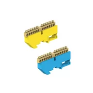 Kostki, złączki, wtyczki - Listwa zaciskowa ochronna LZ1203-Z, 12modułowa, 12x16mm2 - miniaturka - grafika 1