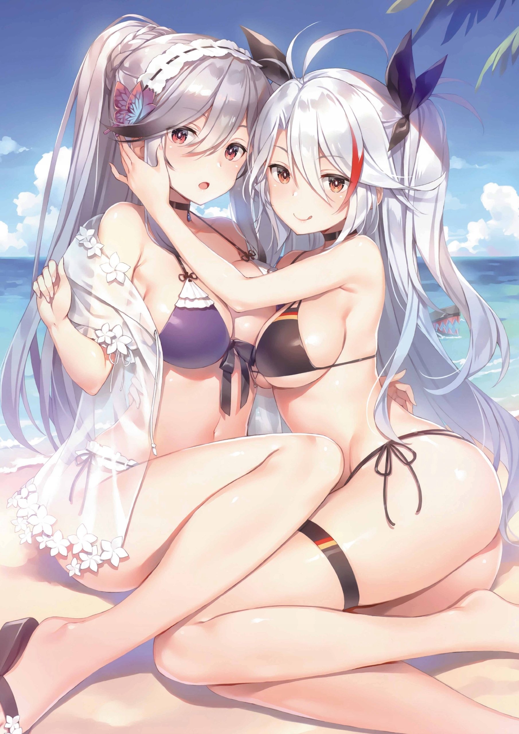 Plakat A1 anime gra Azur Lane