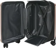 Walizki - vidaXL Walizka składana twarda 24'' różowe złoto 43x27x66 cm ABS - miniaturka - grafika 1