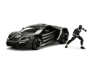Samochody i pojazdy dla dzieci - JADA AVENGERS LYKAN HYPERSPORT + FIGURKA BLACK PANTHER 1:24 253225004 - miniaturka - grafika 1