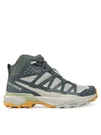Buty trekkingowe męskie - Salomon Trekkingi X Ultra 360 Edge Mid Gore-Tex L47816000 Szary - miniaturka - grafika 1