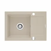Zlewozmywaki - Maidsink Zlewozmywak granitowy Milos Beżowy - miniaturka - grafika 1