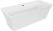 Wanny - Mexen Tonia wanna wolnostojąca 170 x 75 cm, biała, przelew nikiel szczotkowany - 52171707500-97 - miniaturka - grafika 1