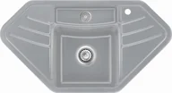 Zlewozmywaki - Zlew SystemCeram VEGA ECK TITAN 78 (50340178) - miniaturka - grafika 1