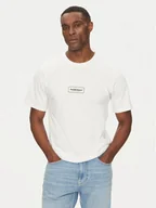 Koszulki męskie - Jack&Jones T-Shirt Split 12273182 Biały Regular Fit - miniaturka - grafika 1