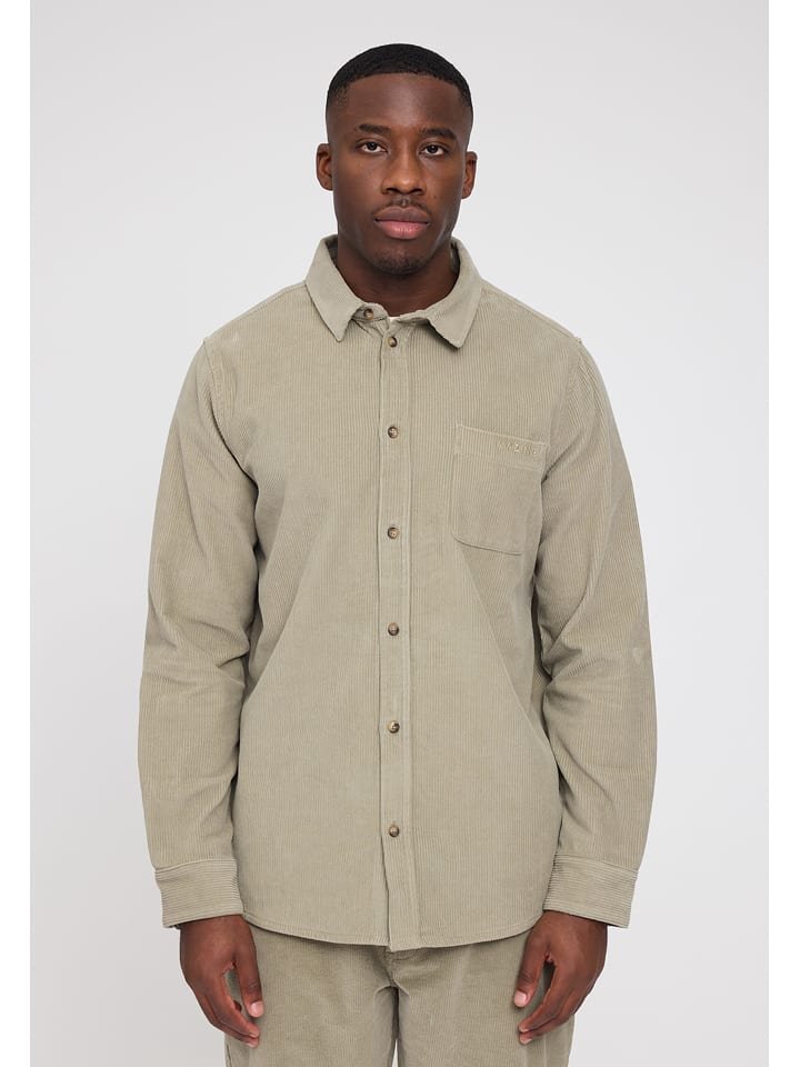 MAZINE Koszula sztruksowa w kolorze beżowym