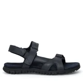 Sandały męskie - Sandały Lasocki KENNET-01 MB Granatowy - miniaturka - grafika 1