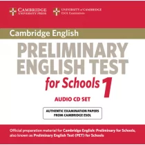 Cambridge Preliminary English Test for Schools 1 Audio 2CD - Praca zbiorowa - Książki do nauki języka angielskiego - miniaturka - grafika 1