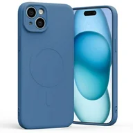 Etui i futerały do telefonów - Mercury MagSafe Semi-Silicone iPhone 15 Plus / 14 Plus 6,7" niebieski /blue - miniaturka - grafika 1