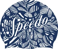 Pływanie - Czepek Pływacki Dziecięcy Speedo Printed Pace Cap White/Blue - miniaturka - grafika 1