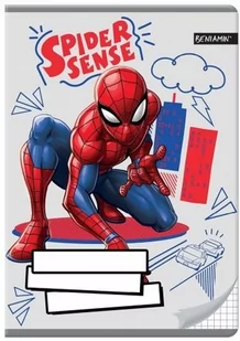 Zeszyt w linie A5 32 kartki Spiderman mix wzorów zeszyt Spider Man - Zeszyty szkolne - miniaturka - grafika 1