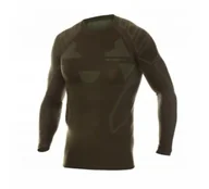 Bielizna sportowa męska - Longsleeve Termoaktywny Męski Brubeck RANGER PROTECT - Khaki - miniaturka - grafika 1