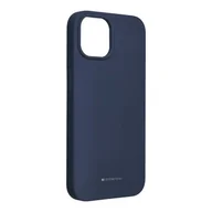 Etui i futerały do telefonów - OEM Futerał Mercury Silicone do iPhone 14 niebieski - miniaturka - grafika 1