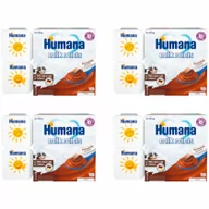 Desery dla dzieci - Humana Deserek mleczny o smaku czekoladowym po 10 miesiącu Milk Minis Zestaw 4 x 400 g - miniaturka - grafika 1