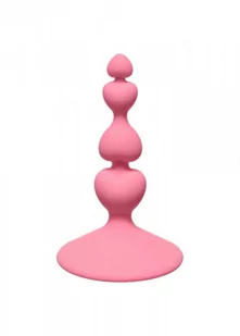 Lola Toys Anal Plug Sweetheart Plug Pink - korek analny dla początkujących wąski różowy - Kulki analne - miniaturka - grafika 1
