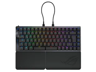 ASUS ROG Falcata klawiatura Gaming USB + RF Wireless + Bluetooth QWERTZ Niemiecki Czarny 90MP043H-BKDA20 - Klawiatury - miniaturka - grafika 1