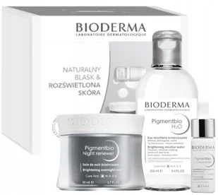 Bioderma Pigmentbio XMASS - zestaw (Krem na noc 50ml + Płyn micelarny 100ml + Koncentrat 5ml) - Zestawy kosmetyków damskich - miniaturka - grafika 1