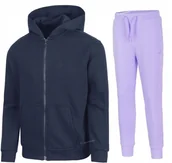 Dresy męskie - 4F OCIEPLANY DZIEWCZÄCY DRES KOMPLET BLUZA SPODNIE / rozm 158 - miniaturka - grafika 1