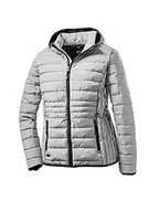 Kurtki damskie - STOY Damska kurtka Wmn Quilted Jckt B o wyglądzie puchu z odpinanym kapturem szary jasnoszary 52 Große Größen Tall - miniaturka - grafika 1