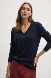 Gant sweter damski kolor granatowy lekki 4803187 - Swetry damskie - miniaturka - grafika 1
