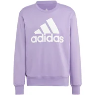 Bluzy sportowe męskie - Bluza męska adidas Essentials French Terry Big Logo - miniaturka - grafika 1