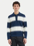 Koszulki męskie - Marc O'Polo Polo 522 5042 60048 Granatowy Regular Fit - miniaturka - grafika 1