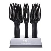 Szczotki i grzebienie do włosów - Olivia Garden Finger Brush zestaw szczotek włosie dzika display 12 szt Darmowa dostawa - miniaturka - grafika 1