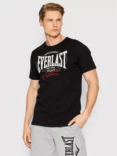 Koszulki męskie - Everlast T-Shirt 894120-60 Czarny Regular Fit - grafika 1