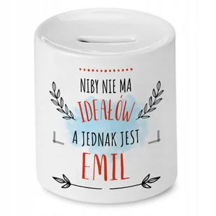 Skarbonka dla Emila na Urodziny na Prezent z Nadrukiem ze Zdjęciem - Skarbonki - miniaturka - grafika 1