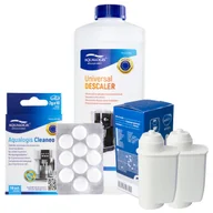 Akcesoria i części do ekspresów do kawy - Zestaw Philips - Filtr Philips Saeco Intenza+ CA6702 2szt, Uniwersalny Odkamieniacz 1L, Tabletki Czyszączce Aqualogis Cleaneo 10 szt. - miniaturka - grafika 1