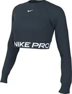 Koszulki i topy damskie - Nike Damski top Pro Df 365 Crop Ls Top - miniaturka - grafika 1