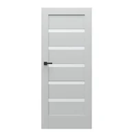 Drzwi wewnętrzne - Porta Drzwi wewnętrzne pokojowe Verte H5 70 lewe szare - miniaturka - grafika 1
