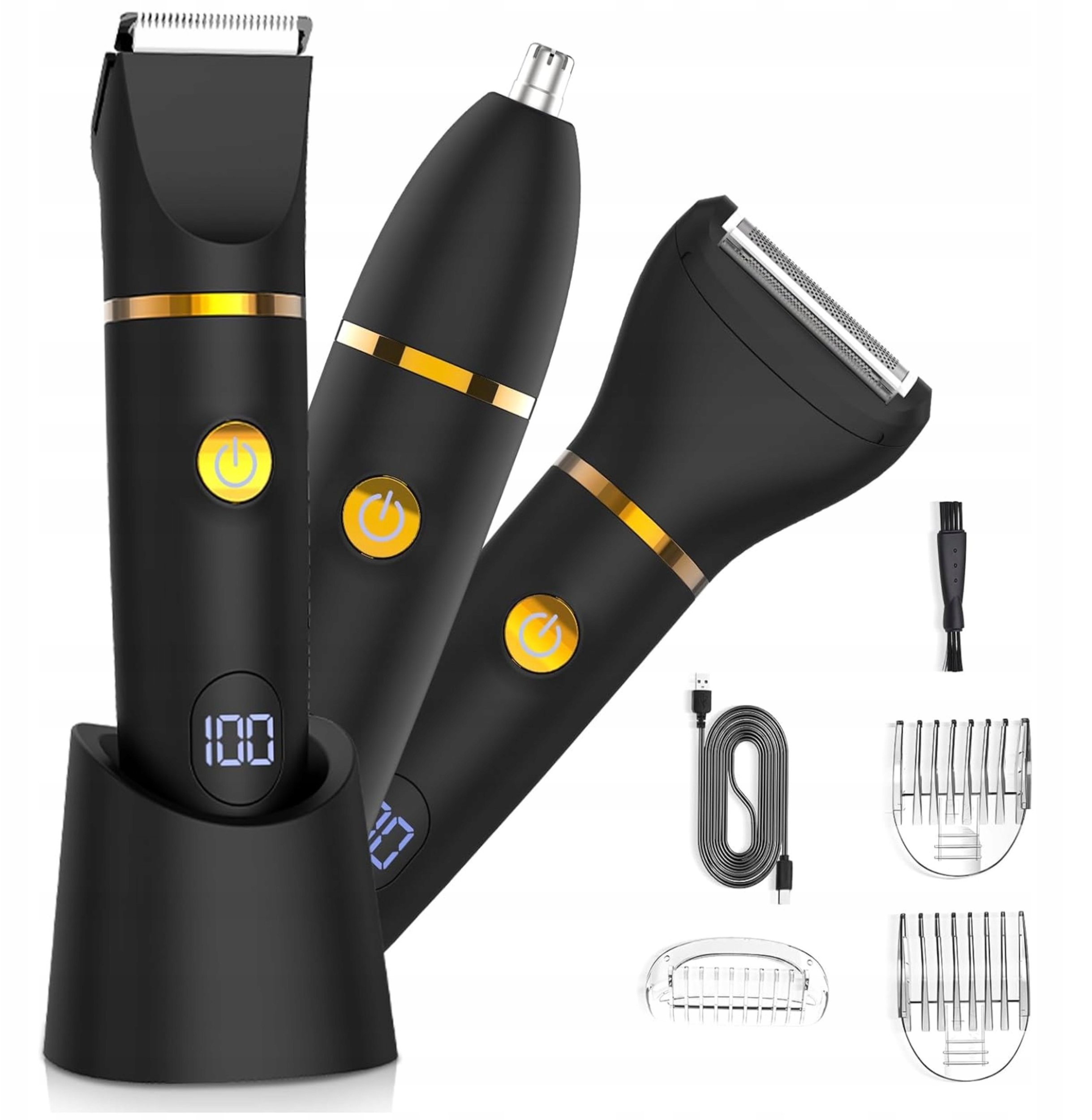 TRYMER MASZYNKA GOLARKA DO STRZYŻENIA GOLENIA WŁOSÓW BRODY NOSA USZU BRWI