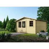 Altany ogrodowe - Domek ogrodowy ALTANKA 16 m2 - 4x4 m - 40 mm, drewniany, DOM371, 1 szt. - miniaturka - grafika 1