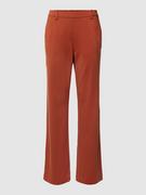 Spodnie damskie - Spodnie z wpuszczanymi kieszeniami w stylu francuskim model ‘Wide Leg’ - miniaturka - grafika 1