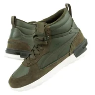 Buty sportowe męskie - Buty sportowe Puma Gravition M 383204 02 zielone - miniaturka - grafika 1