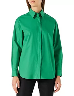 PINKO Damska koszula Bridport 2 popelina, Xa6_zielony trawnik angielski, 38 cm - Koszule damskie - miniaturka - grafika 1