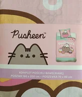Pościel - ﻿Komplet pościeli Carbotex 160 x 200 cm kot Pusheen - miniaturka - grafika 1