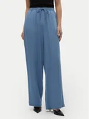 Spodnie damskie - Vero Moda Spodnie materiałowe Bree 10304898 Niebieski Loose Fit - miniaturka - grafika 1