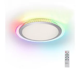 Paul Neuhaus Lampa sufitowa biała z diodą LED i pilotem - Meidan - Lampy sufitowe - miniaturka - grafika 1